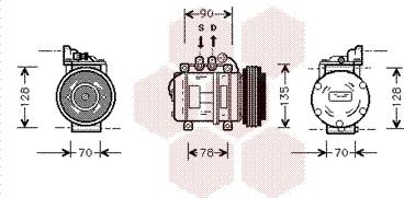 Van Wezel 0200K018 - Компресор, климатизация vvparts.bg