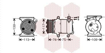 Van Wezel 0200K185 - Компресор, климатизация vvparts.bg