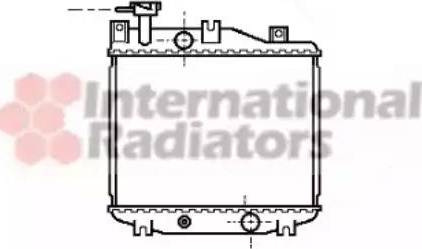 Van Wezel 11002005 - Радиатор, охлаждане на двигателя vvparts.bg