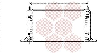Van Wezel 18002096 - Радиатор, охлаждане на двигателя vvparts.bg
