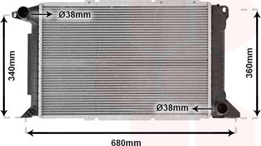 Van Wezel 18002261 - Радиатор, охлаждане на двигателя vvparts.bg