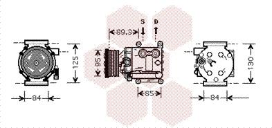 Van Wezel 1800K402 - Компресор, климатизация vvparts.bg