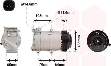 Van Wezel 1800K418 - Компресор, климатизация vvparts.bg