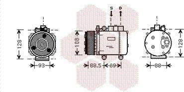 Van Wezel 1800K174 - Компресор, климатизация vvparts.bg