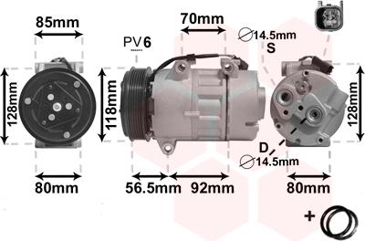 Van Wezel 1800K394 - Компресор, климатизация vvparts.bg