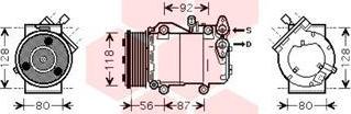 Van Wezel 1800K393 - Компресор, климатизация vvparts.bg