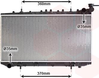 Van Wezel 13002114 - Радиатор, охлаждане на двигателя vvparts.bg