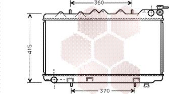 Van Wezel 13002135 - Радиатор, охлаждане на двигателя vvparts.bg