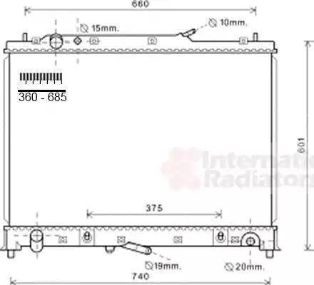 KOYORAD PL021487 - Радиатор, охлаждане на двигателя vvparts.bg