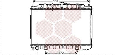 Van Wezel 13002238 - Радиатор, охлаждане на двигателя vvparts.bg