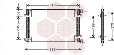 Van Wezel 17005255 - Кондензатор, климатизация vvparts.bg