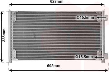 Van Wezel 17005213 - Кондензатор, климатизация vvparts.bg