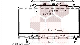 Van Wezel 17002149 - Радиатор, охлаждане на двигателя vvparts.bg