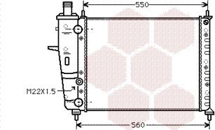 Van Wezel 17002160 - Радиатор, охлаждане на двигателя vvparts.bg