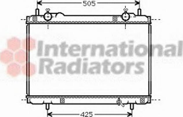 Van Wezel 17002207 - Радиатор, охлаждане на двигателя vvparts.bg