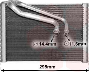 Van Wezel 1700V443 - Изпарител, климатична система vvparts.bg