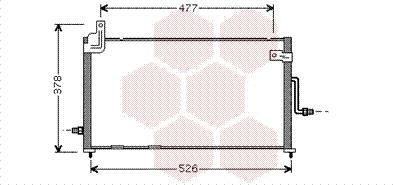 Van Wezel 81005044 - Кондензатор, климатизация vvparts.bg