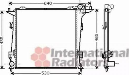 Van Wezel 83002099 - Радиатор, охлаждане на двигателя vvparts.bg