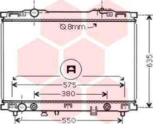 Van Wezel 83002057 - Радиатор, охлаждане на двигателя vvparts.bg