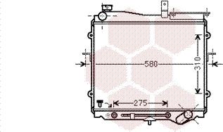 Van Wezel 83002025 - Радиатор, охлаждане на двигателя vvparts.bg