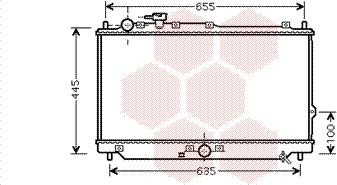 Van Wezel 83002113 - Радиатор, охлаждане на двигателя vvparts.bg