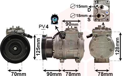 Van Wezel 8300K178 - Компресор, климатизация vvparts.bg