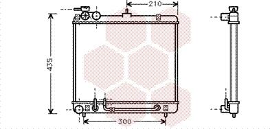 Van Wezel 82002052 - Радиатор, охлаждане на двигателя vvparts.bg