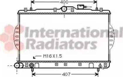 Van Wezel 82002088 - Радиатор, охлаждане на двигателя vvparts.bg