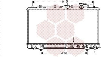 Van Wezel 82002033 - Радиатор, охлаждане на двигателя vvparts.bg