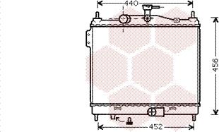 Van Wezel 82002206 - Радиатор, охлаждане на двигателя vvparts.bg