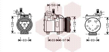 Van Wezel 8200K093 - Компресор, климатизация vvparts.bg