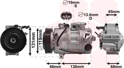 Van Wezel 8200K340 - Компресор, климатизация vvparts.bg