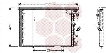 Van Wezel 30005195 - Кондензатор, климатизация vvparts.bg