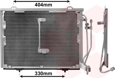 Van Wezel 30005245 - Кондензатор, климатизация vvparts.bg