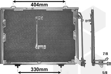 Van Wezel 30005207 - Кондензатор, климатизация vvparts.bg