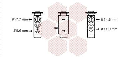 Van Wezel 30001094 - Разширителен клапан, климатизация vvparts.bg