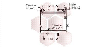 Van Wezel 30003540 - Маслен радиатор, двигателно масло vvparts.bg