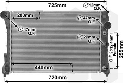 Van Wezel 30002546 - Радиатор, охлаждане на двигателя vvparts.bg