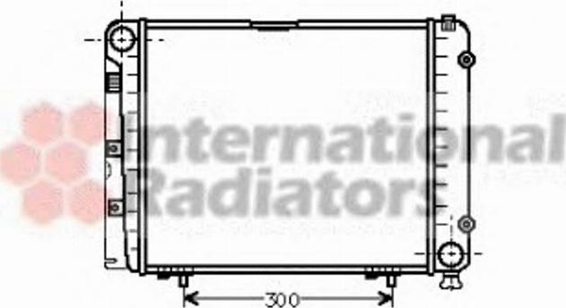 Van Wezel 30002095 - Радиатор, охлаждане на двигателя vvparts.bg