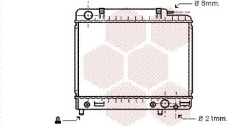 Van Wezel 30002041 - Радиатор, охлаждане на двигателя vvparts.bg