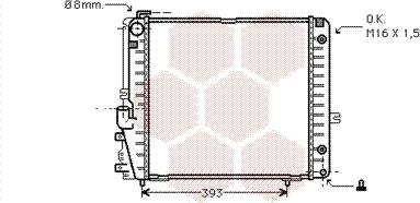 Van Wezel 30002086 - Радиатор, охлаждане на двигателя vvparts.bg