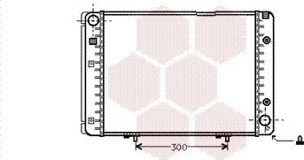 Van Wezel 30002082 - Радиатор, охлаждане на двигателя vvparts.bg