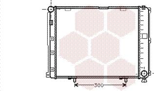 Van Wezel 30002035 - Радиатор, охлаждане на двигателя vvparts.bg