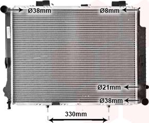 Van Wezel 30002191 - Радиатор, охлаждане на двигателя vvparts.bg