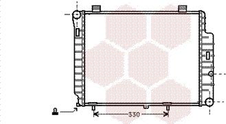 Van Wezel 30002155 - Радиатор, охлаждане на двигателя vvparts.bg