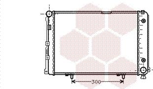 Van Wezel 30002110 - Радиатор, охлаждане на двигателя vvparts.bg