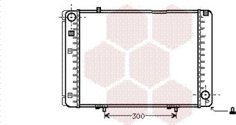 Van Wezel 30002134 - Радиатор, охлаждане на двигателя vvparts.bg