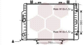 Van Wezel 30002132 - Радиатор, охлаждане на двигателя vvparts.bg