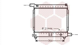 Van Wezel 30002179 - Радиатор, охлаждане на двигателя vvparts.bg