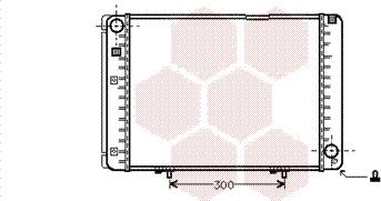 Van Wezel 30002175 - Радиатор, охлаждане на двигателя vvparts.bg